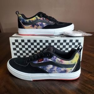 Vans Kyle Walker Tie-Dye Terry Black Men Size 7.5, Equivalent to Women Size 9